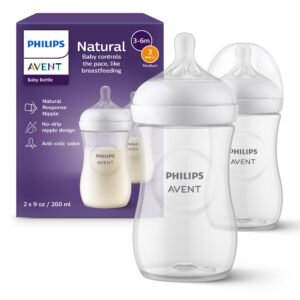Discover Philips Avent Natural Baby Bottles, premium imported for effortless feeding, available at Curat Cart. Perfect for infants 3-6 months.