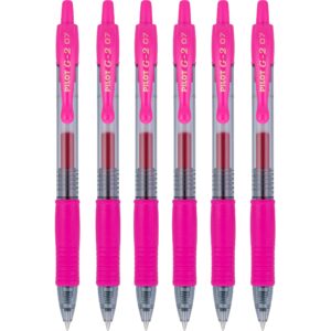 Discover premium imported PILOT G2 refillable gel pens in vibrant pink, perfect for smooth writing. Available at Curat Cart.