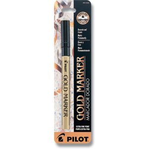 Pilot Gold Extra Fine Marker in premium imported packaging, perfect for decorating and creating permanent marks. Available at Curat Cart.