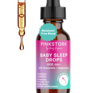 Experience restful nights with Pink Stork Baby Sleep Drops, a premium import for infants, available at Curat Cart.