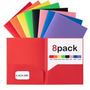 Premium imported Plastic Folders with Pockets in 8 colors, perfect for organization. Available exclusively at Curat Cart.