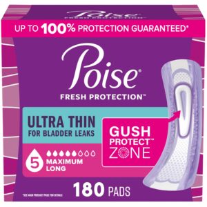 Poise Ultra Thin Incontinence Pads offer premium imported protection for bladder leaks, available at Curat Cart. Experience comfort and reliability.