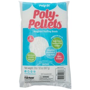 Premium imported Poly-Fil Weighted Stuffing Beads, ideal for crafts and bean bags. Available at Curat Cart.