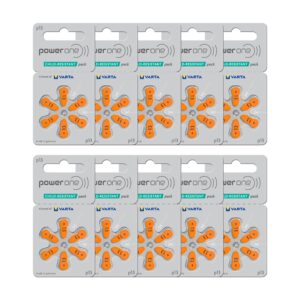 Discover premium imported powerone Hearing Aid Batteries, featuring child-resistant packaging, available at Curat Cart.