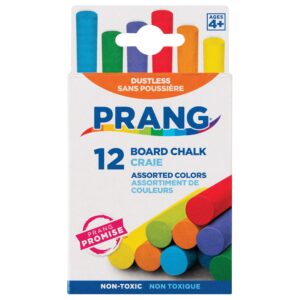 Premium imported Prang Board Chalk in assorted colors, perfect for creative projects. Available at Curat Cart.