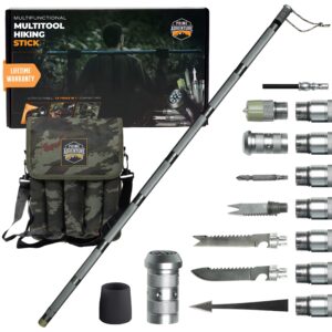 Explore the Prime Adventure Tactical Survival Stick, a premium imported multi-tool for outdoor enthusiasts from Curat Cart.