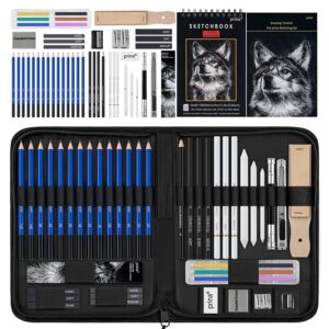 Explore the premium imported Prina Drawing Set Sketch Kit, featuring an array of high-quality tools for artists. Available at Curat Cart.