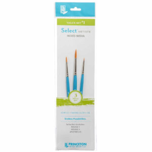Discover the Princeton Select Artiste Brush Set, featuring 100% genuine brushes for acrylic, watercolor, and oil painting.