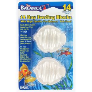 Premium imported Pro Balance Vacation Feeding Blocks ensure your fish are fed for up to 14 days. Available at Curat Cart.