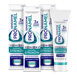 Pronamel Enamel Strength Whitening Toothpaste, a premium import from Curat Cart, offers effective enamel protection and whitening action.