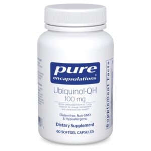 Discover Pure Encapsulations Ubiquinol, a premium imported antioxidant supplement for energy and heart health, available at Curat Cart.