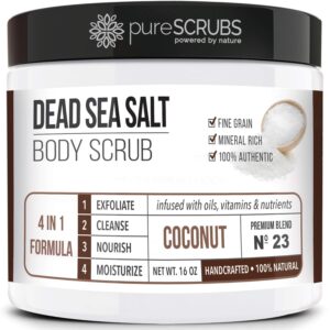 Discover pureSCRUBS Coconut Body Scrub Set, a premium import crafted with natural ingredients. Available at Curat Cart.