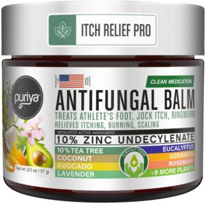 Puriya Antifungal Balm, a premium imported product, offers effective relief from itch and irritation. Available at Curat Cart.