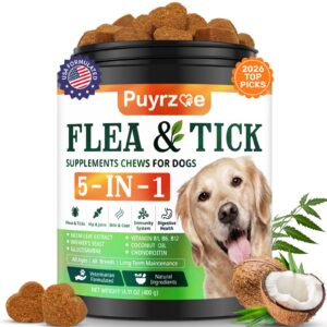 Puyrzoe Flea and Tick Prevention offers premium imported chews for dogs, supporting overall health. Available at Curat Cart.