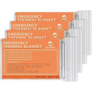 QIO CHUANG Emergency Mylar Blankets offer premium imported protection, ensuring warmth and comfort. Available at Curat Cart.