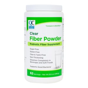 Discover Quality Choice Prebiotic Fiber Supplement, a premium imported product from Curat Cart, sugar-free and gluten-free, supporting good bacteria.