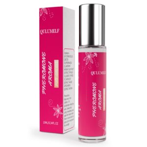 Experience allure with QULUMELF Pheromone Perfume for Women, a premium import from Curat Cart, designed to enhance attraction.