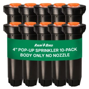 Discover the premium imported Rain Bird 4" Pop-Up Irrigation Sprinkler 10-pack, designed for efficient watering. Available at Curat Cart.