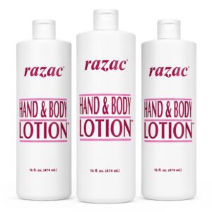 Premium imported Razac Hand & Body Lotion, perfect for moisturizing skin. Available at Curat Cart for a luxurious experience.