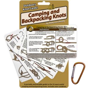 Explore premium imported ReferenceReady Outdoor Knot Cards at Curat Cart, featuring essential camping and backpacking knots. Perfect for adventurers.