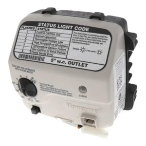 100% Genuine Reliance Gas Control Valve for water heaters, featuring Honeywell technology and status indicator.