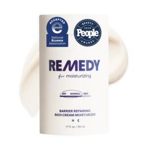 Discover Remedy Rich Barrier Repairing Cream, a premium import for moisturization, available at Curat Cart. Ideal for all skin types.