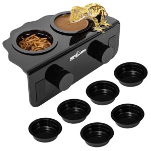 Discover the Repti Zoo Magnetic Gecko Feeding Ledge, a premium import offering convenience for your gecko's feeding needs. Available at Curat Cart.