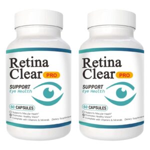 Retina Clear Pro Eye Health Support, a premium import from Curat Cart, enhances macular health and promotes clear vision.