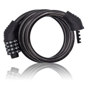 Premium imported Revelook bike lock cable combination for secure cycling. Available at Curat Cart for safety enthusiasts.