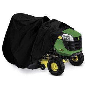 Protect your riding lawn mower with this premium imported cover from Curat Cart, ensuring durability and weather resistance.