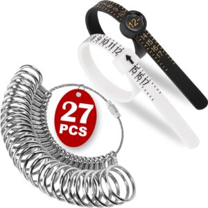 Discover the premium imported Ring Sizer Measuring Tool Kit from Curat Cart, featuring 27 pieces for perfect fit. Shop now.
