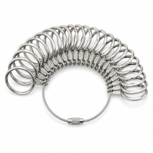 Discover the premium imported stainless steel ring sizer tool, perfect for accurate fitting. Available at Curat Cart.