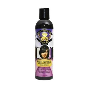 Roberts Diamond Bond Protective Shield, a premium imported hair and scalp protector available at Curat Cart, enhances your natural hair. Perfect for styling.