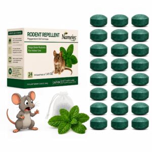 Premium imported Rodent Repellent for Mice and Rats with peppermint oil, available at Curat Cart. Effective indoor solution.