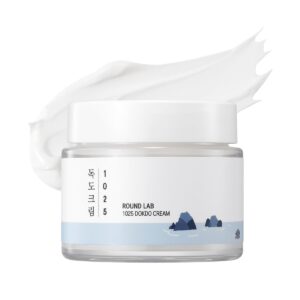 Experience the premium imported ROUND LAB Dokdo Cream, a hydrating favorite from Curat Cart for radiant skin.