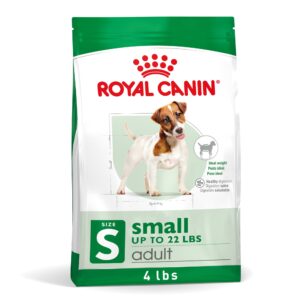Royal Canin Small Adult Dog Food, a premium import for healthy digestion, available at Curat Cart. Ideal for dogs up to 22 lbs.