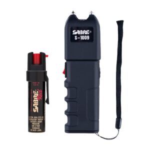 Premium imported SABRE Pepper Spray Stun Gun, a reliable self-defense tool available at Curat Cart for safety and peace of mind.