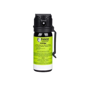 Premium imported SABRE Protector Dog Pepper Spray helps deter dogs from attacking humans. Available at Curat Cart.