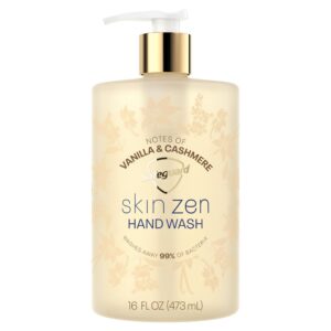 Authentic Safeguard Liquid Hand Soap, 16 oz, infused with vanilla and cashmere notes, effectively washes away 99% of bacteria.