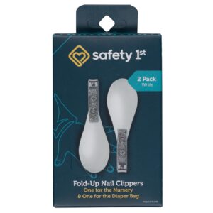 Premium imported Safety 1st Nail Clippers in a 2-pack, ideal for nursery and diaper bag. Available at Curat Cart.