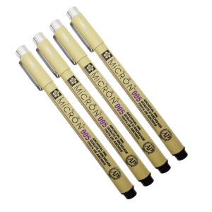 Premium imported Sakura Pigma Micron Black Pens, perfect for artists and writers. Available at Curat Cart.