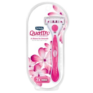 Discover the premium imported Schick Quattro Women Razor, designed for a smooth shave. Available at Curat Cart.