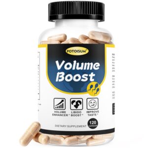 Premium imported Semen Volume Booster Supplement from Curat Cart, enhancing volume and libido with 120 capsules.