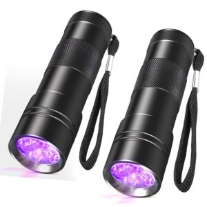 Discover the SEVENKA Black Light Flashlight, 2 Pack. 100% genuine with durable design for reliable UV light use.