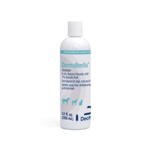 Premium imported DermaBenSs shampoo for dogs, cats, and horses. Gentle, soap-free formula available at Curat Cart.
