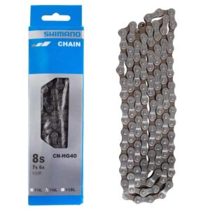 Premium imported Shimano HG40 chain showcases quality and performance. Available at Curat Cart for cycling enthusiasts.