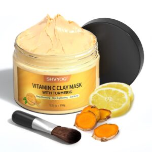 Experience SHVYOG's authentic Turmeric Clay Mask for deep cleansing and skin brightening. 100% genuine wellness for your skin.