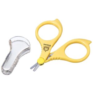 Premium imported Simba Baby Safety Scissors ensure safe cutting for children. Available at Curat Cart.
