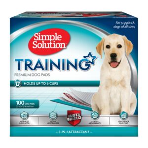 Discover Simple Solution Puppy Training Pads, a premium import designed for effective pet training. Available at Curat Cart.