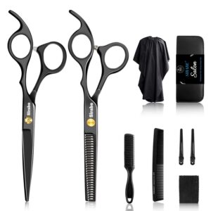 Premium imported Sirabe Hair Cutting Scissors Set with accessories, available at Curat Cart for professional grooming needs.